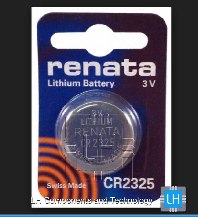 CR2325    Batería Lithium 3V, 190mAh