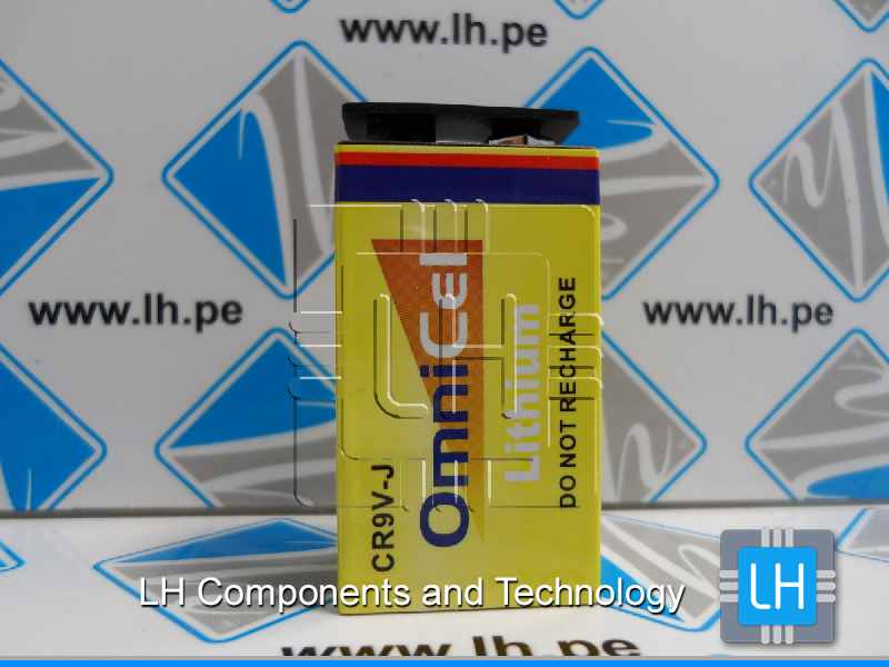 CR9V-J         Batería Lithium 9Volt. 1200mAh