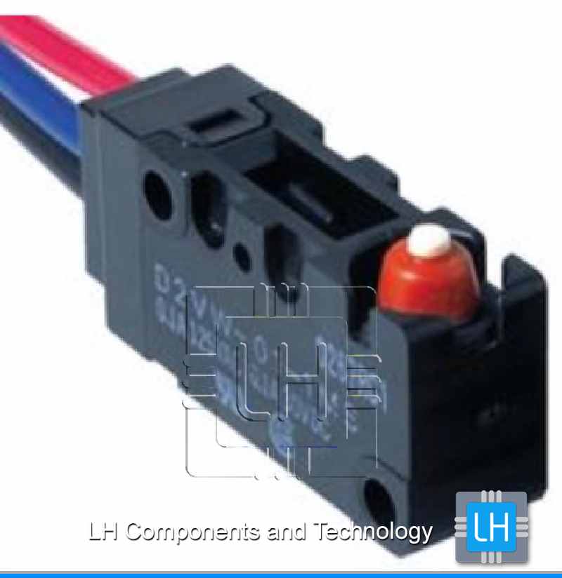 D2VW-5-1MS            Microconmutador SNAP ACTION, SPDT, sin palanca, 5A, 250VAC