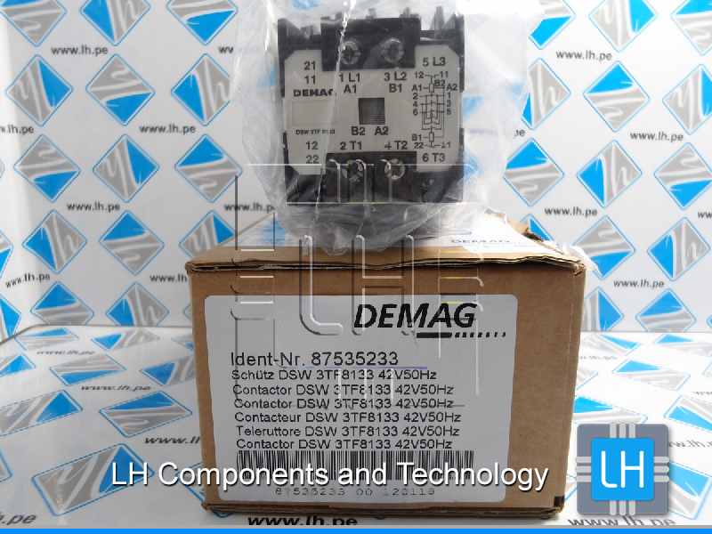 DSW 3TF8133 87535233       Contactor DSW 3TF8133, 42V, 50HZ Mannesmann