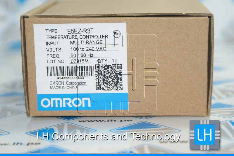 E5EZ-R3T-AC100-240              Controlador de temperatura (RTD, Tipo B, E, J, K, L, N, R, S, T, U) 100 ~ 240 VCA Montaje en panel