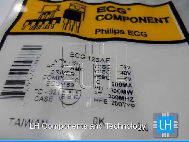 ECG123AP  Transistor NTE Equvilent NTE123AP NPN audio transistor