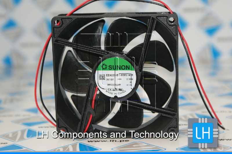 EE92251B1-000U-A99           Ventilador VDC, axial, 12VDC, 92x92x25mm, 87.55m3/h