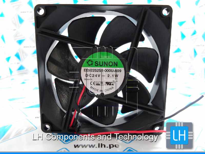 EE92252S1-000U-A99     Ventilador DC axial, 24VDC, 92x92x25mm