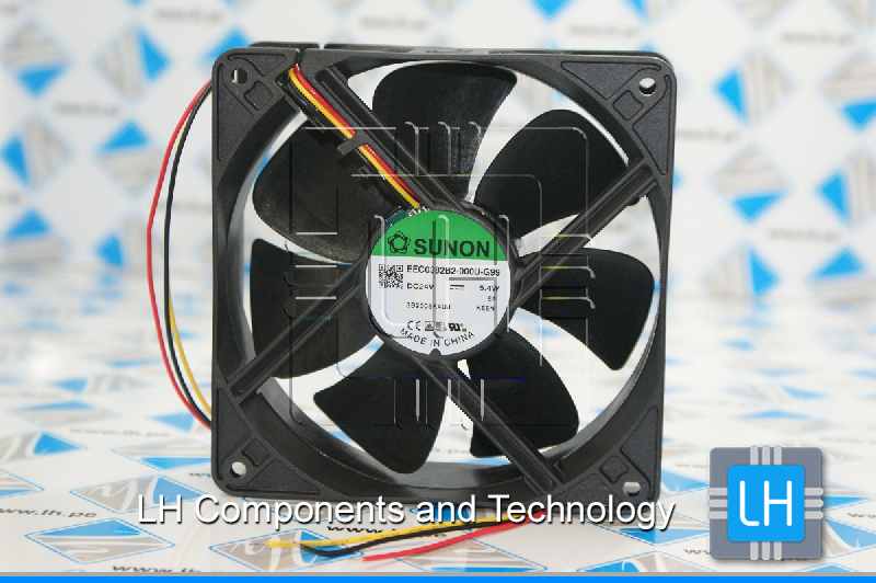 EEC0382B2-000U-G99               Ventilador axial 24VDC, 120x120x38mm, 197.2m3/h