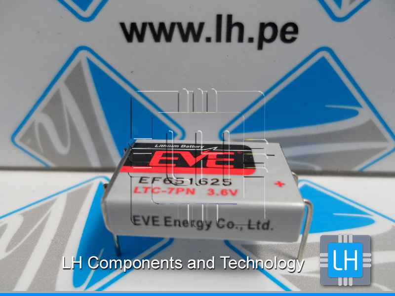 EF651625 LTC-7PN-S4     Lithium Thionyl Chloride (Li-SOCI2) Battery