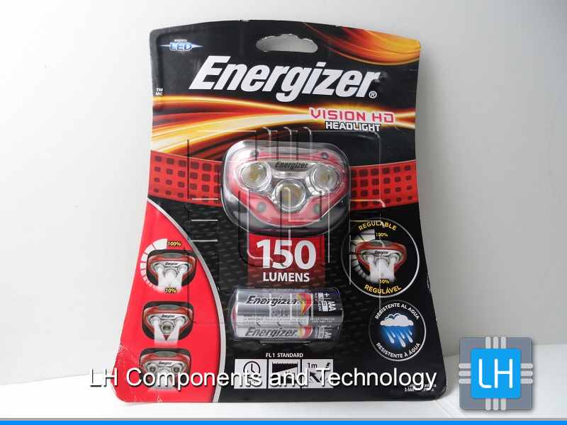 BE-HDB32-NM-PBD   Energizer hdb32 3 Led Vision Hd Regulable Faro Linterna 3x Aaa Max Batería