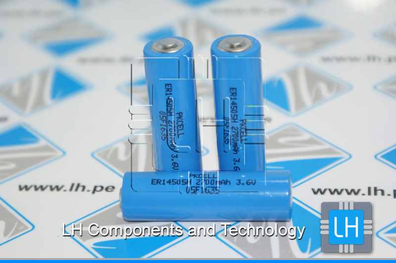 ER14505H             Batería Lithium Industrial AA, 3.6V, 2700mAh