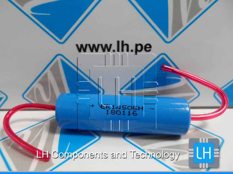 ER14505H-AXIAL       Battery Lithium 3.6V 2400mA, AA, Axial