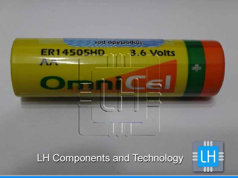 ER14505HD Bateria Lithium 3.6V, 2200mAh, AA Thionyl Chloride (Li