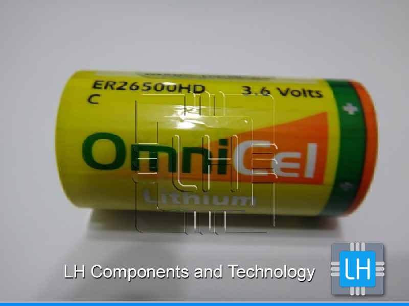 ER26500HD       Batería Lithium 3.6V, 6500mAh, C, Thionyl Chloride