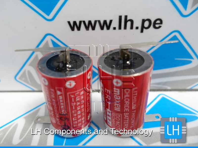 ER3 ER3-AXIAL   Battery Lithium  Size 1/2 AA 3.6V 1100mAh