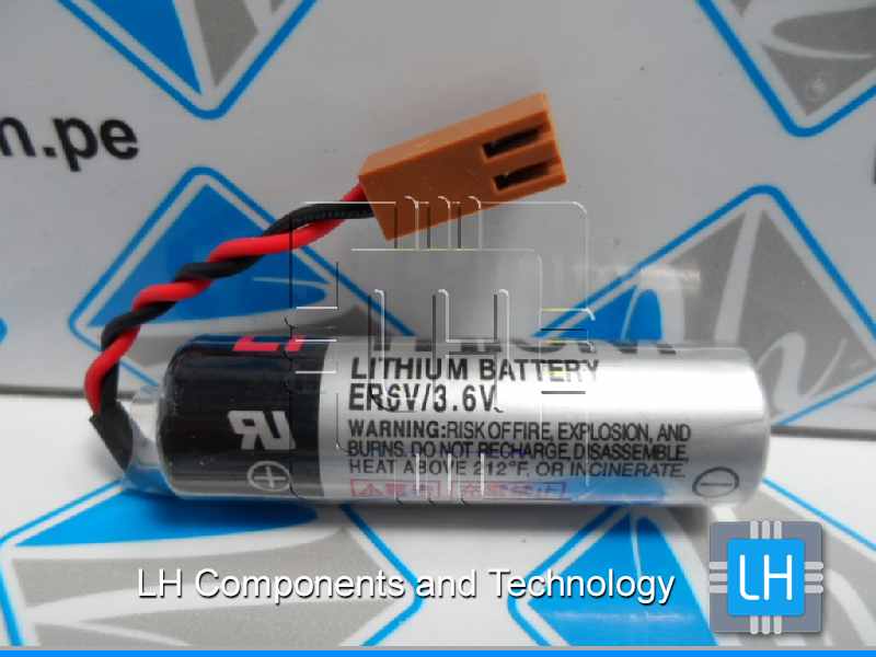 ER6V-JAE ER6V/3.6V              BATERÍA LITHIUM 3.6V, CON CABLE Y CONECTOR MARRON[ER6V-JAE ER6V/3.6V