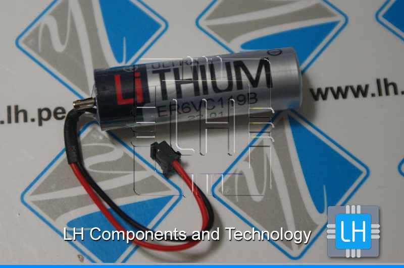 ER6VC119B (ER6V)     Batería Lithium  con cable y conector 3.6V 2000mAh