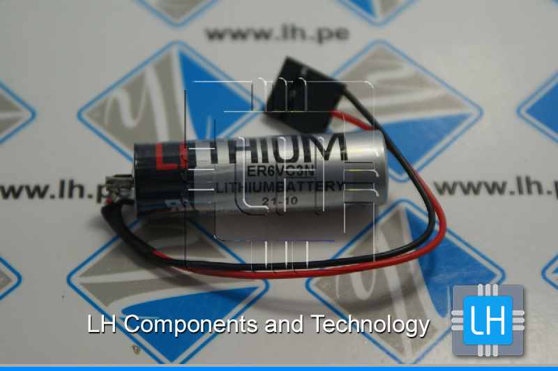 ER6VC3N      Bateria Lithium 3.6V, con cable y conector plana