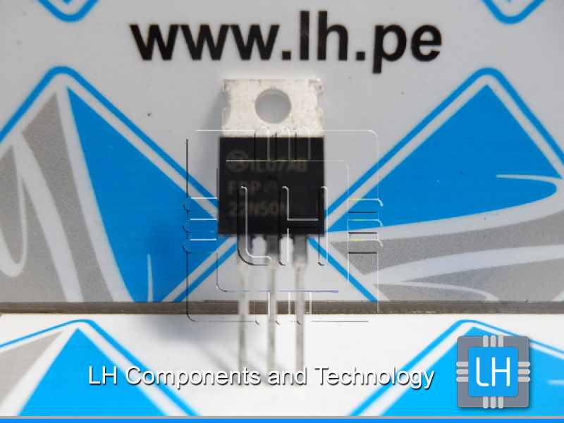 FDP22N50N         Transistor N-MOSFET, unipolar, 500V, 13.2A, 312.5W