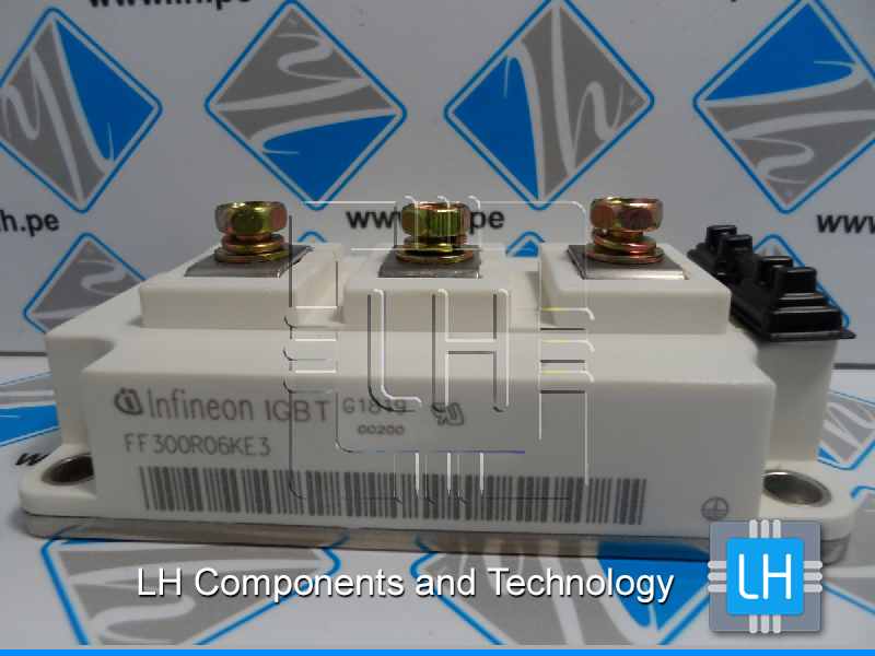 FF300R06KE3        Módulos IGBT half-bridge; Urmax: 600V; Ic: 300A; Ifsm: 600A; AG-62MM-1; 940W