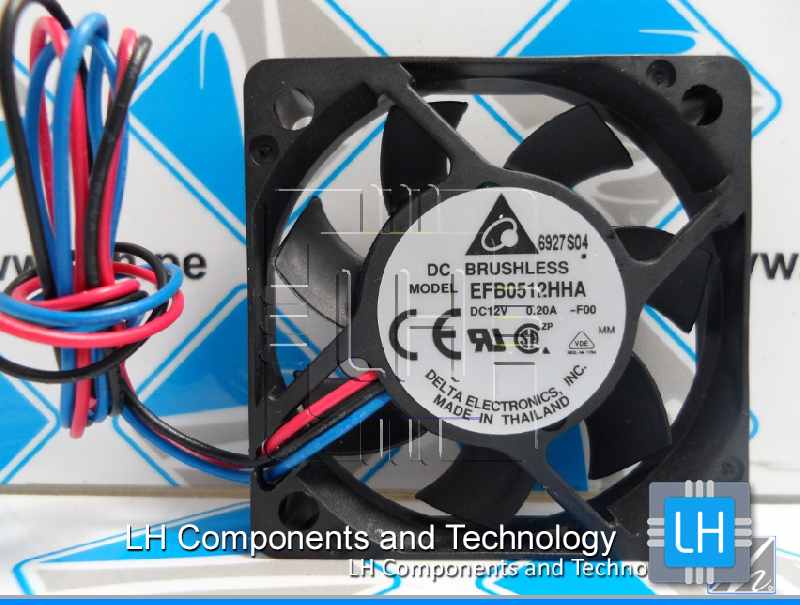 EFB0512HHA-F00      Ventiladores tangenciales CC DC Axial Fan, 50x10mm, 12VDC