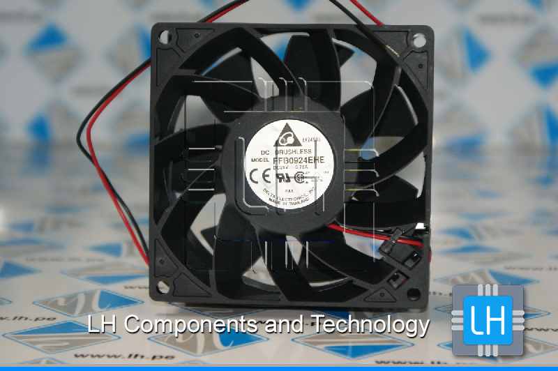 FFB0924EHE         Ventilador DC Axial, 92x92x38mm, 24VDC