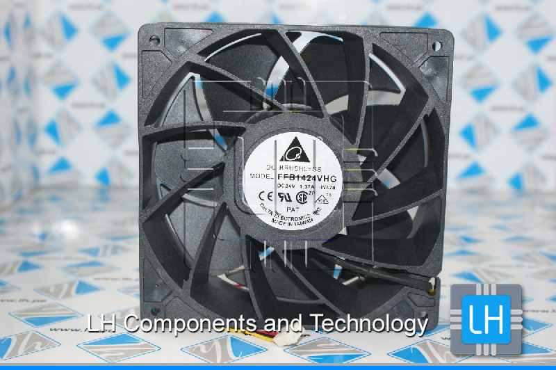 FFB1424VHG-W378           Delta Electronics FFB1424VHG Server - Square Fan W378, sq140x140x50, 2-wire, 24V 1.37A