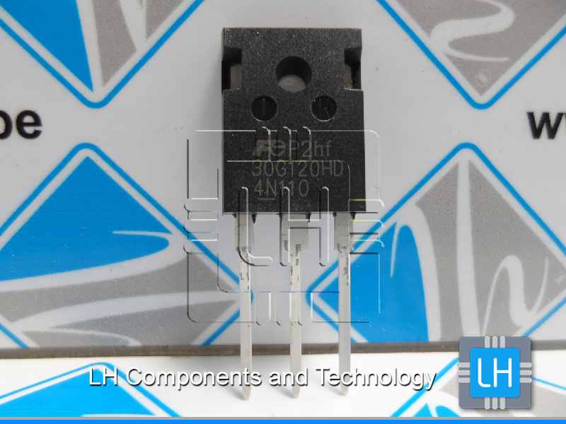 FGW30N120HD 30G120HD        Transistor IGBT, FGW30N120HD, N-Canal, 30 A, 1.200 V, TO-247, 3-Pines Fuji Electric