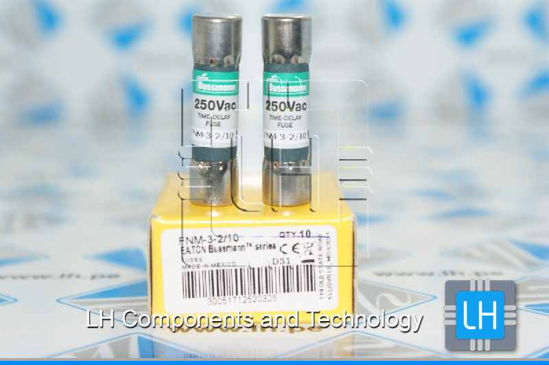 FNM-3-2/10              Fusible Time Delay 3-2/10A, 250VAC, Class: CC, 10x38mm