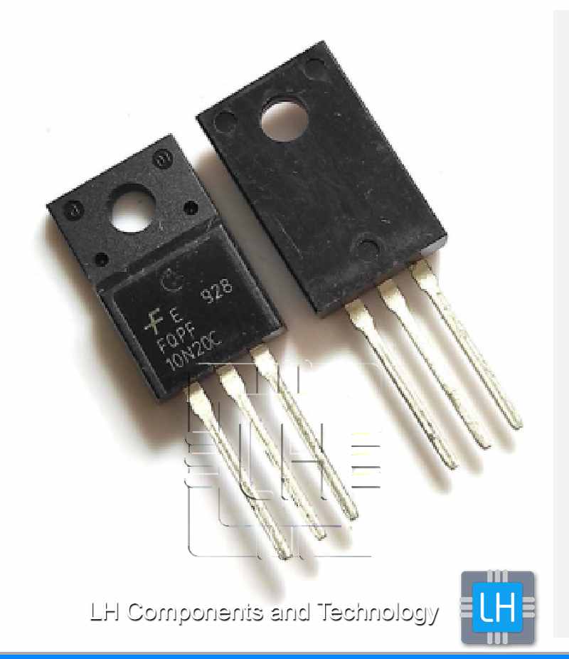 FQPF10N20C          Transistor N-MOSFET, unipolar, 200V, 6A, 38W, TO220FP