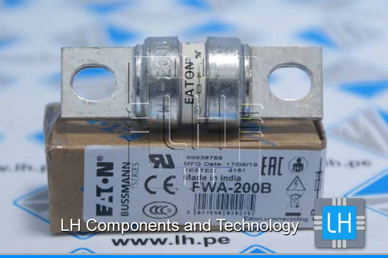 FWA-200B                Fusible semiconductor de alta velocidad 200A, 150 VAC, 100ka