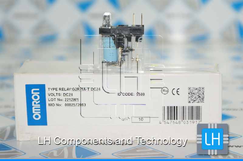 G2R-1A-T 24VDC             Relé electromagnético 24VDC, 4 pines, 10A/250VAC