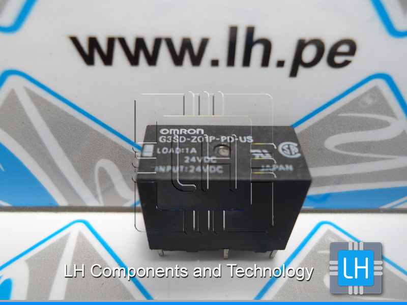 G3SD-Z01P-PD-US DC24      Solid State Relay, SPST-NO, 1 A, 26 VDC, DIN Rail, Through Hole, Random Turn On