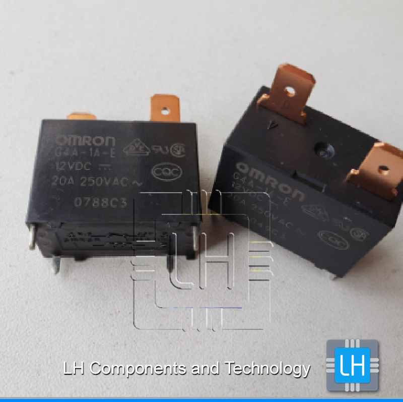 G4A-1A-E 24VDC          Relay electromagnético, SPST-NO, Bobina 24VDC, 6 pines