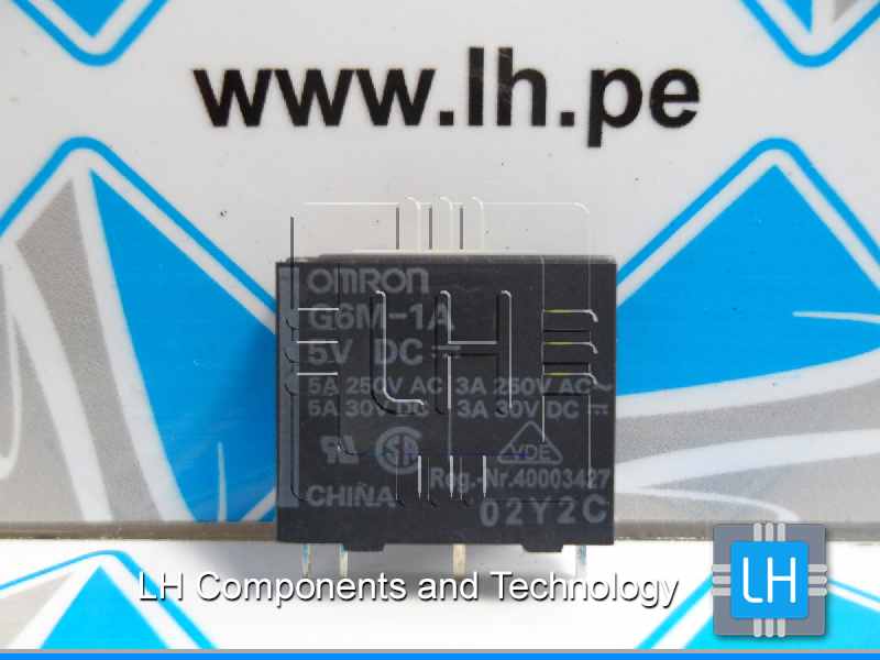 G6M-1A-DC5       Relés universales Power PCB Relay SPST-NO Sil 5VDC