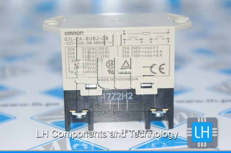 G7L-2A-BUBJ-CB-AC200/240         Relay DPST-NO, 200/240VAC, 25A, 250VAC