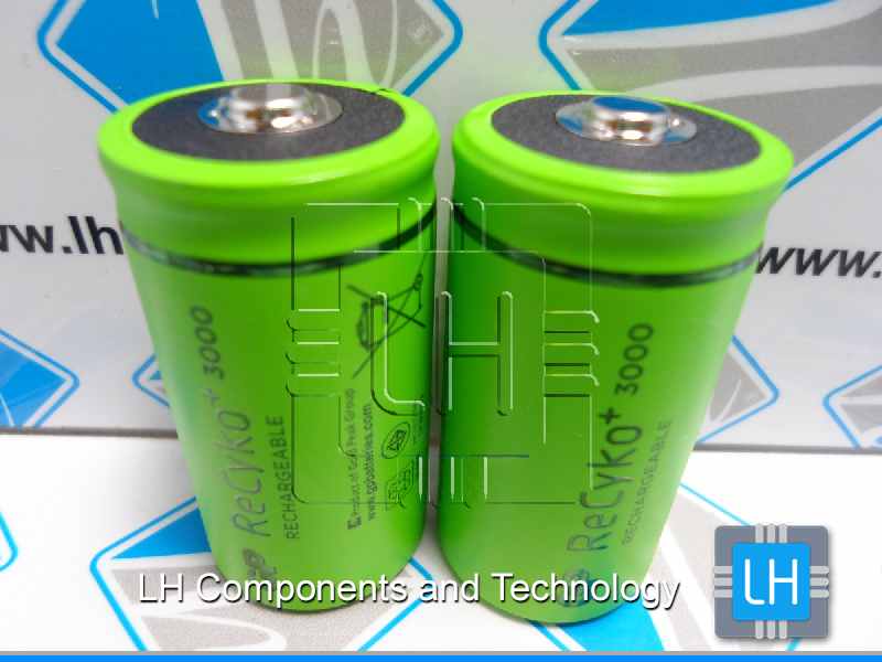 GP300CHCB      Batería Recargable Ni-MH, 1.2V, Tamaño C, 3000mAh