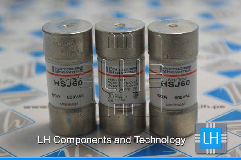 HSJ60           Fuse, High Speed, Class J, I.R. 200kA AC/100kA DC, 600VAC/500VDC, 60A