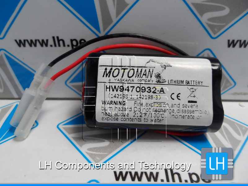 HW9470932-A 42198-1 142198-3       Bateria Lithium  Yaskawa Motoman HW9470932-A Battery for Robot PLC