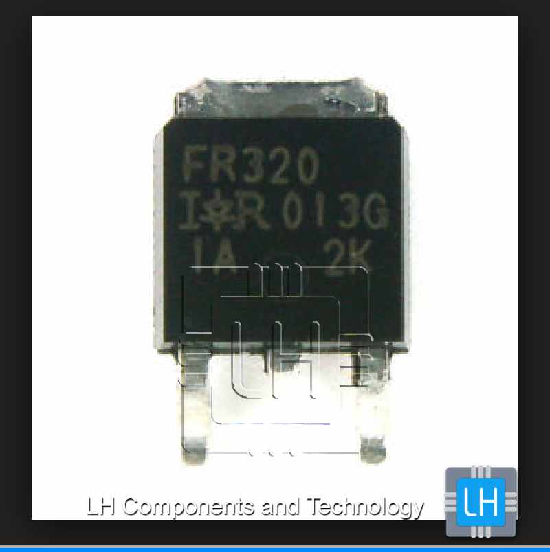 IRFR320PBF       Transistor N-MOSFET, unipolar, 400V, 2A, 42W