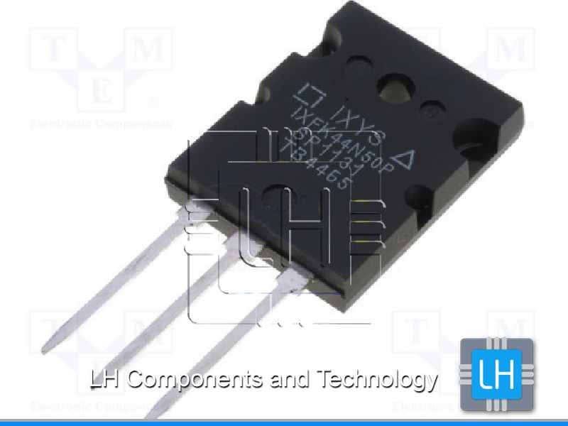 IXFK44N50P       Transistor N-MOSFET, unipolar, 500V, 44A, 500W