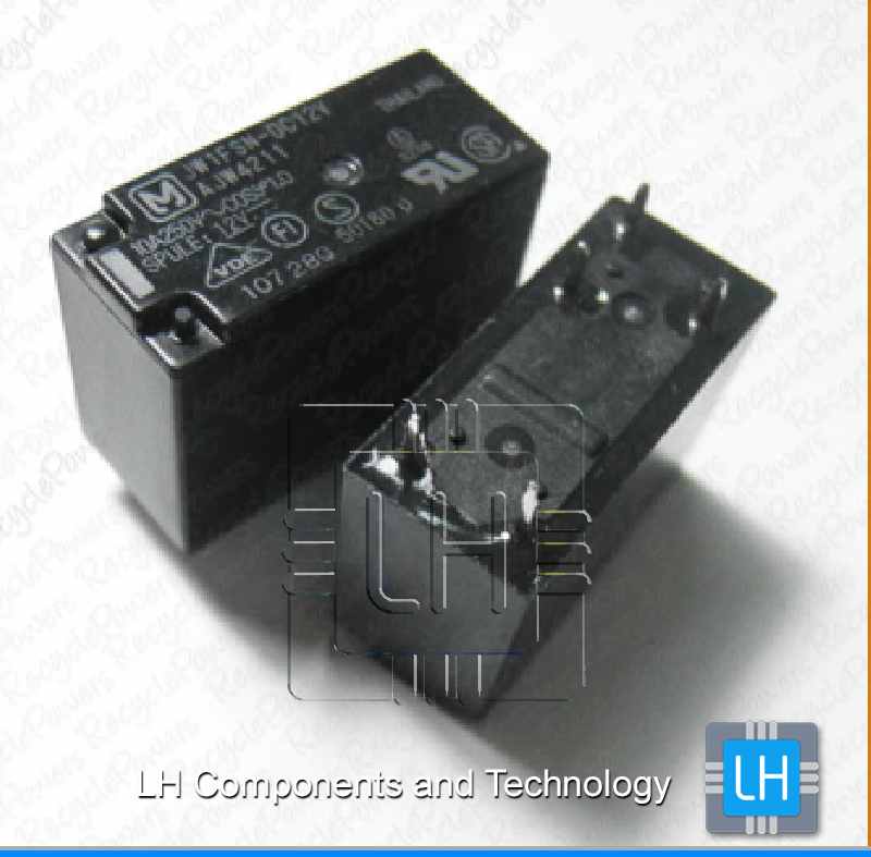 JW1FSN-DC12V       POWER RELAY, SPDT, 12VDC, 5 PINES 10A, PC BOARD