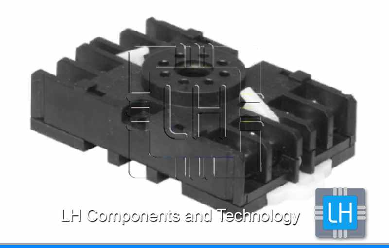 KH-TDR-R8           Socket para relay de 8 pines para riel DIN