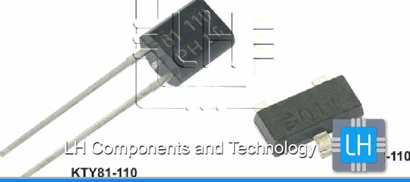 KTY81-222        Sensor de temperatura 0-150°C, SOD70, 2kΩ