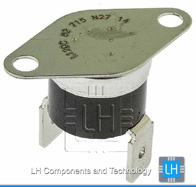 2455R 82-715 L 120°C         Termostato Honeywell, SPST, 15 A