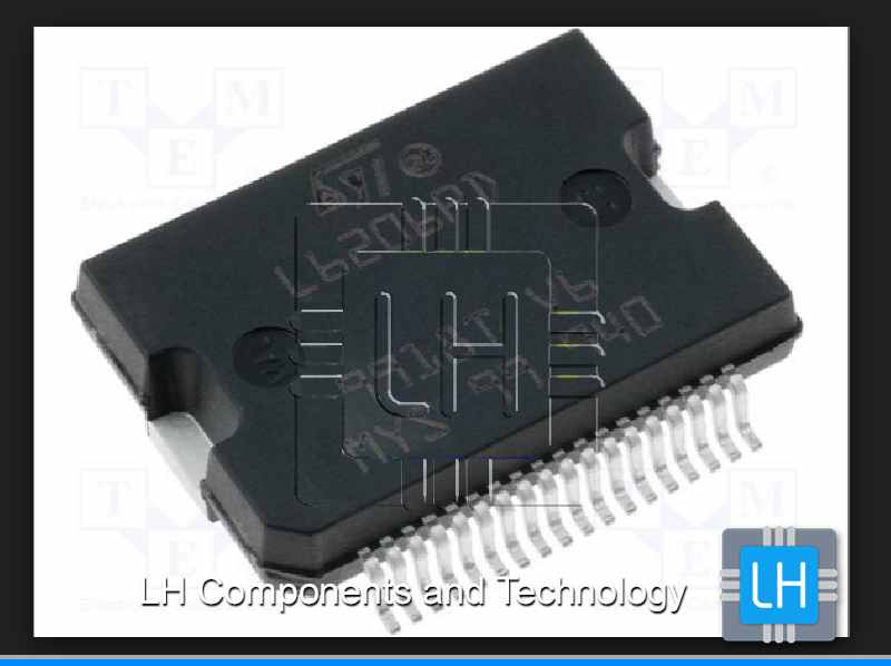 L6206PD     Circuito Integrado Driver; puente completo; 2,8A; Canales:4; PowerSO36