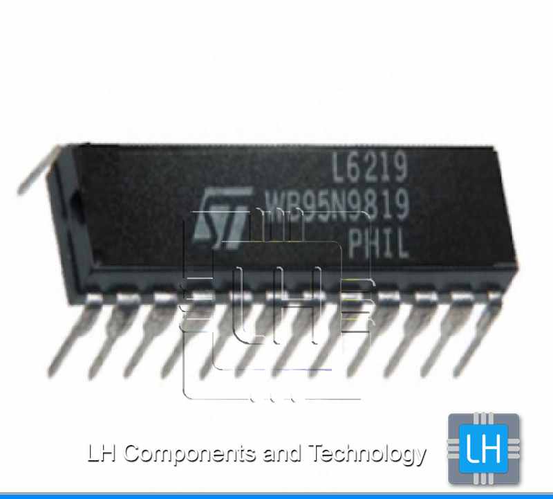 L6219     Circuito integrado Driver; controlador de motor de paso a paso; 750mA; Canales:2