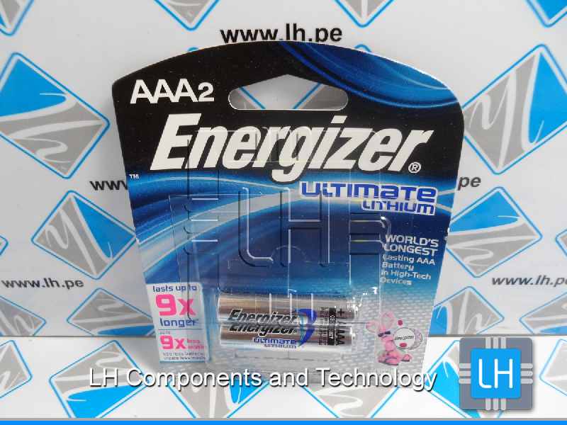 L92BP-2      Battery Lithium Photo AAA, 1.5 Volt