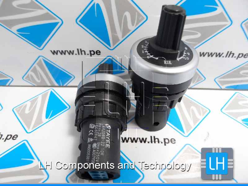 LA42DWQ-22 5K        Potenciómetro 22mm, RMQ-Titan, 5kΩ