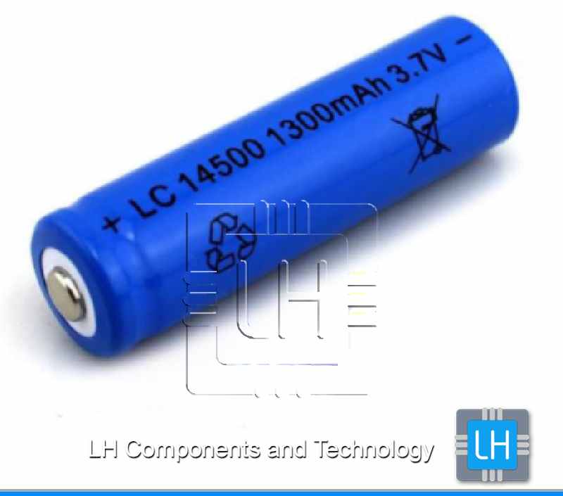 LC14500         Batería Lithium Ultrafire, recargable 1300mAh, 3.7V