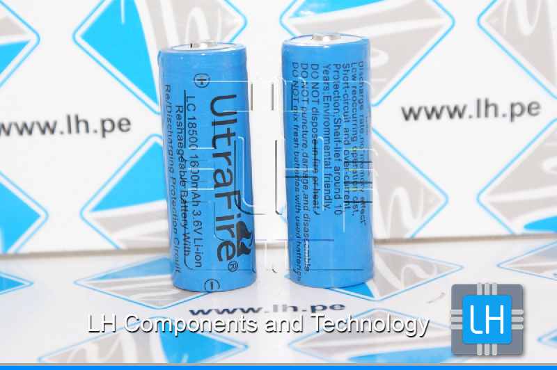 LC18500               Batería Li-ion 1600mAh, 3.6V