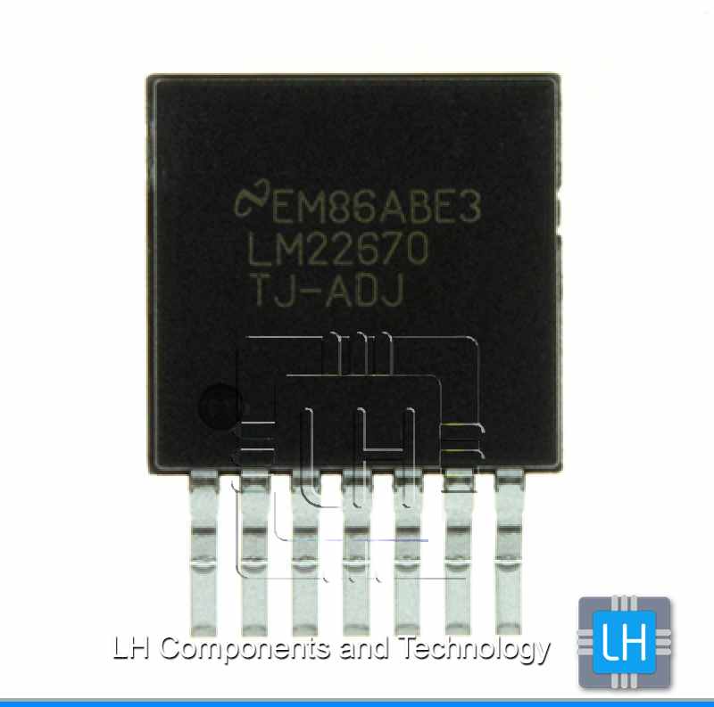 LM22670TJE-ADJ        Estabilizador de tensión, regulable, 4.5-42V, 3A, SMD