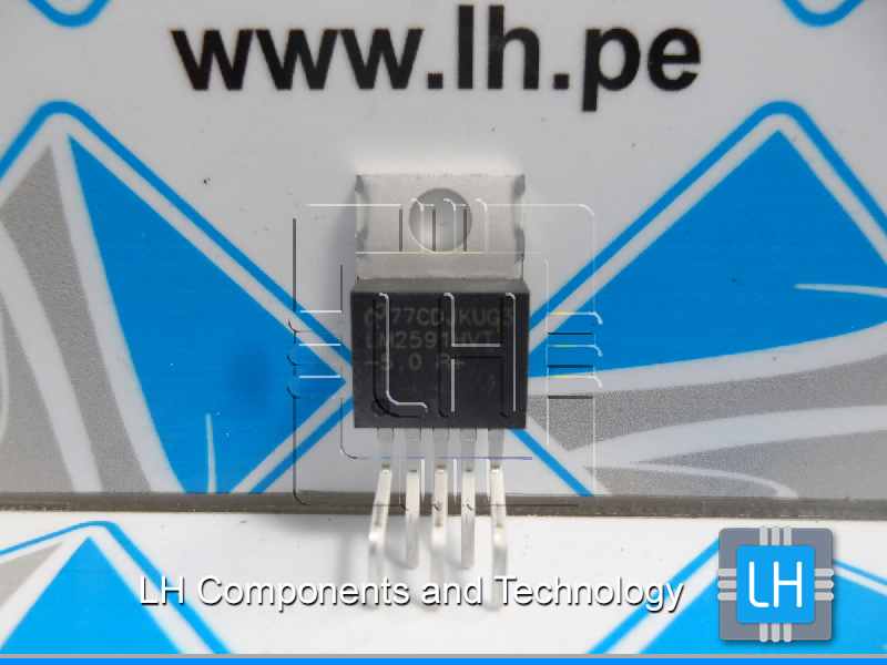 LM2591HVT-5.0         Reguladores de conmutación IC Reductor Positivo Fija 5V 1 Salida 1A TO-220-5 Conductores formados